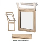 DAKEA VERTICA ENERGY - Dřevěné fasádní okno KAN B1600 - M31A - rozměr 78*60cm